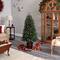 5ft. Pre-Lit Frosted Colorado Aspen Artificial Christmas Tree in Decorative Planter, White LED Lights
